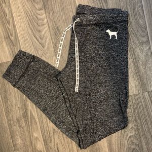 PINK sleepwear, size small in charcoal